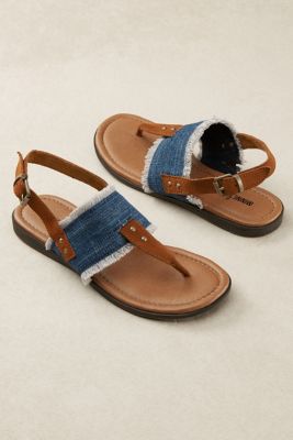 minnetonka denim sandals