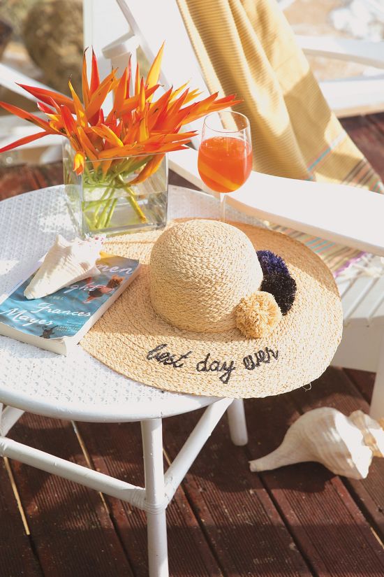 Straw hat summer hat boho beach hat best day ever soft surroundings
