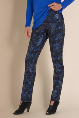 linen floral pants